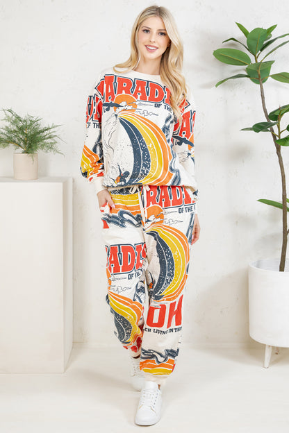 ALOHA - COTTON SWEATSHIRT & PANTS