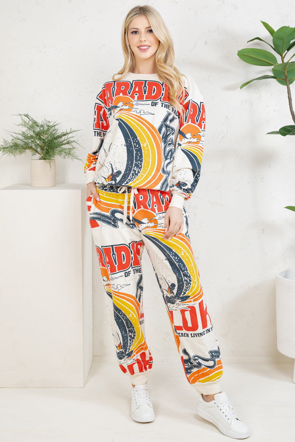 ALOHA - COTTON SWEATSHIRT & PANTS
