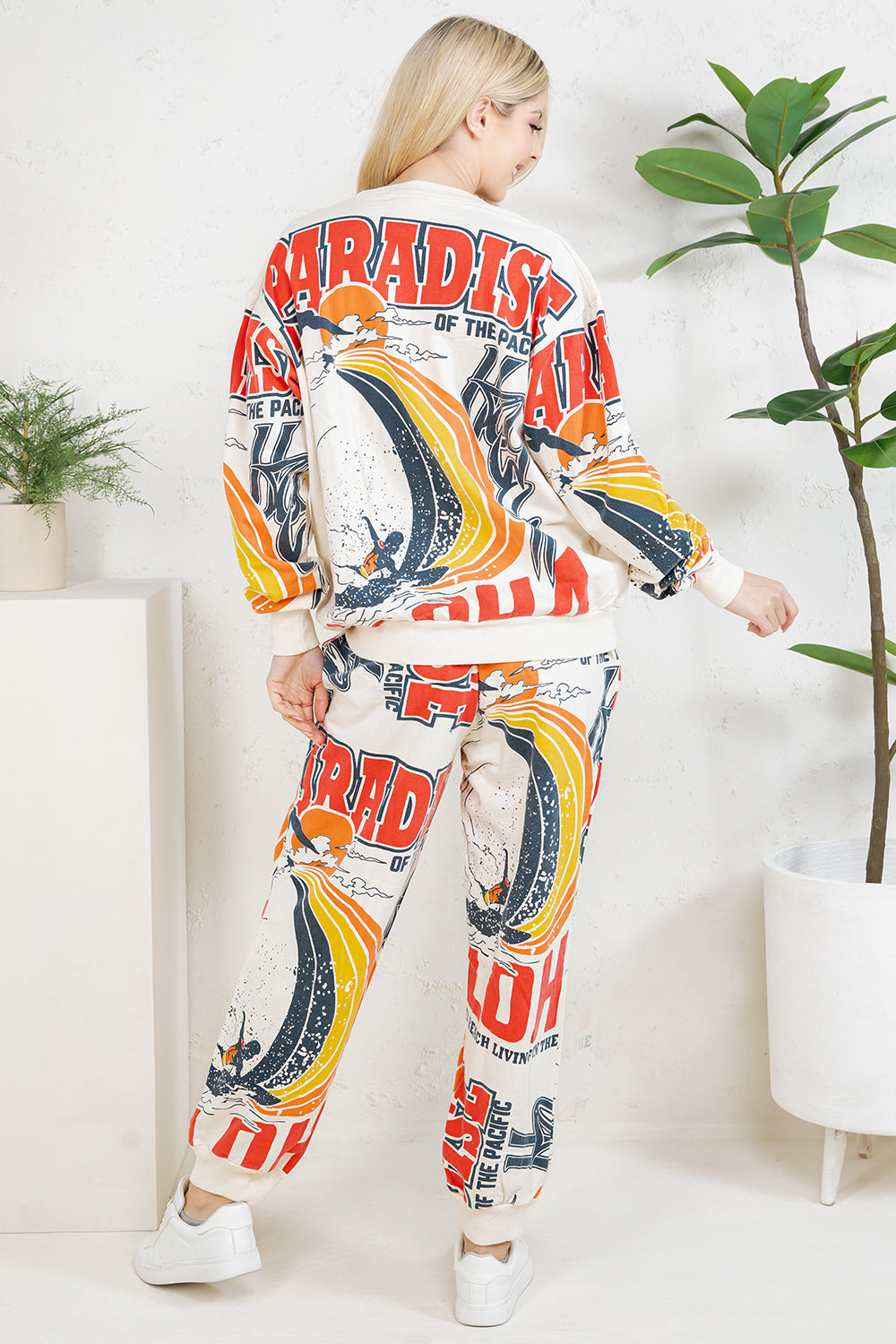 ALOHA - COTTON SWEATSHIRT & PANTS