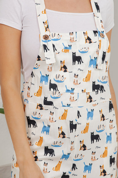 Cats Overall Jumpsuit
