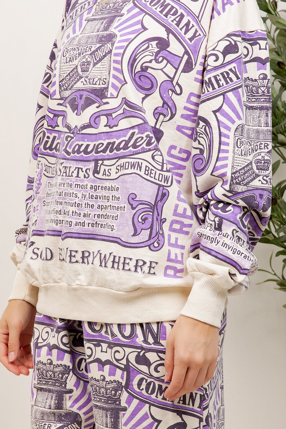 Wild Lavender- Cotton Sweatshirt & Pants