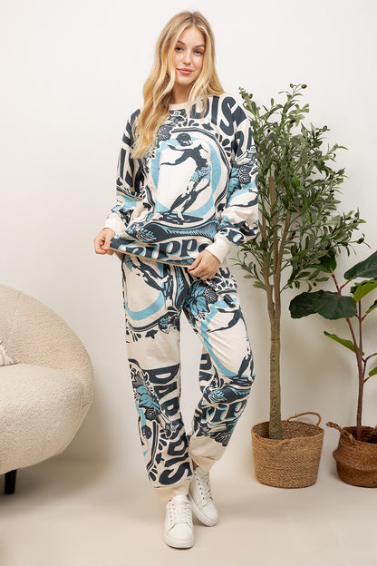 Surfer- Cotton Sweatshirt & Pants