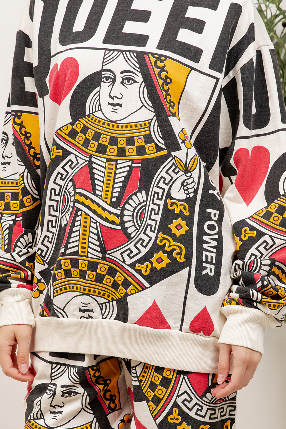 Queen Of Heart - Cotton Sweatshirt & Pants