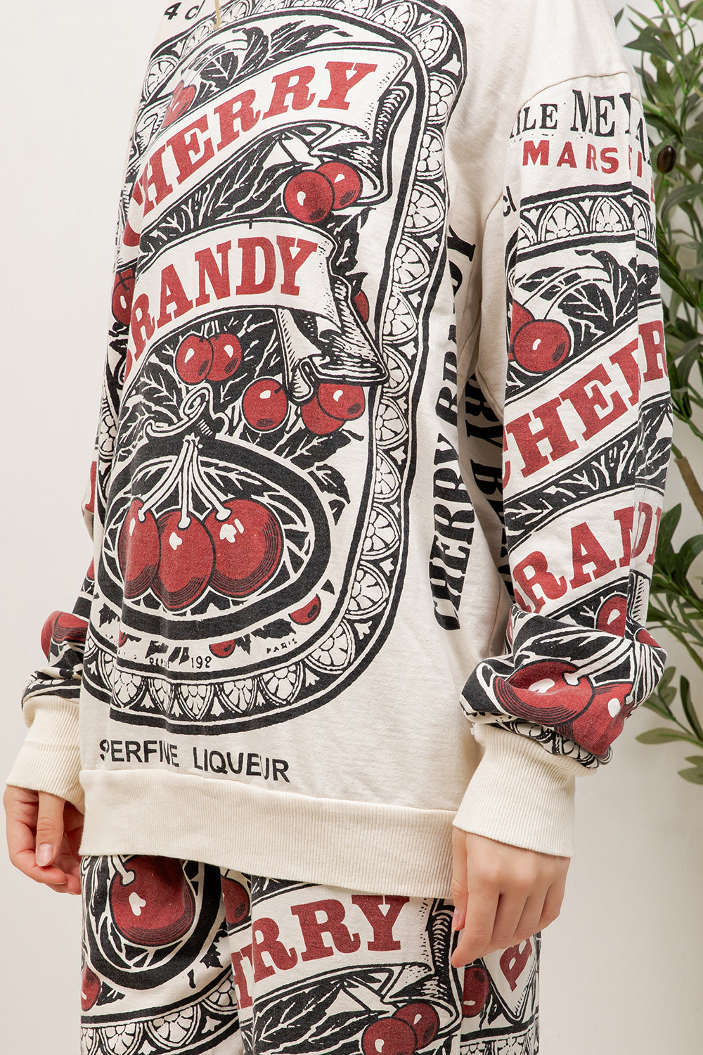 Cherry Brandy - Cotton Sweatshirt & Pants