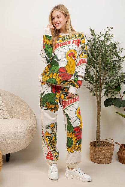Roster - Cotton Sweatshirt & Pants