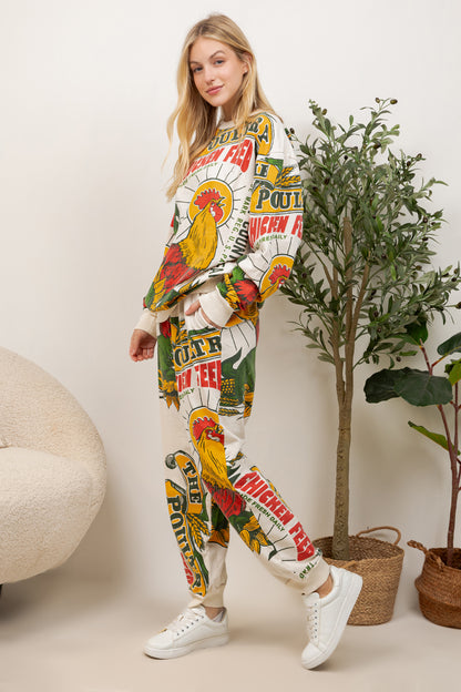 Roster - Cotton Sweatshirt & Pants