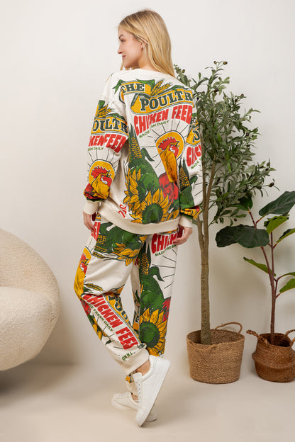 Roster - Cotton Sweatshirt & Pants