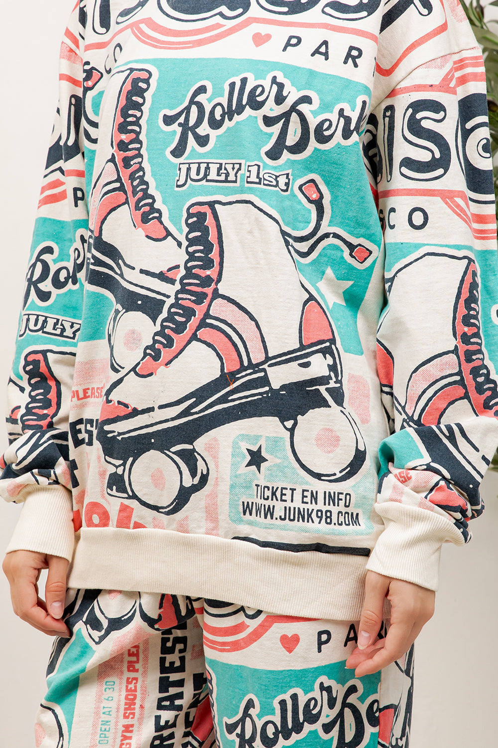 Roller Derby - Cotton Sweatshirt & Pants