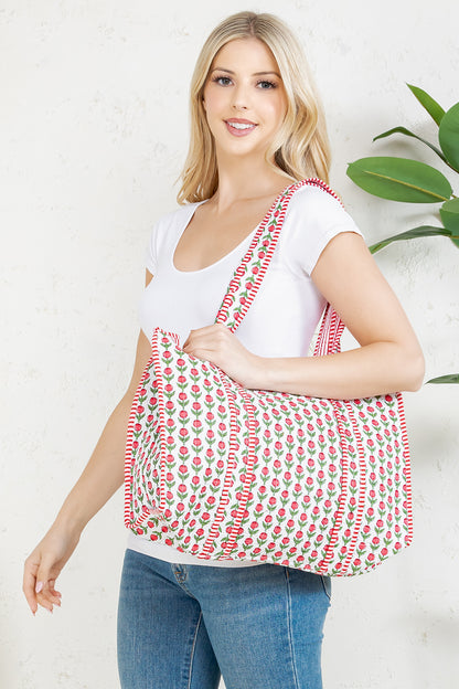 Quilted Tote Bag