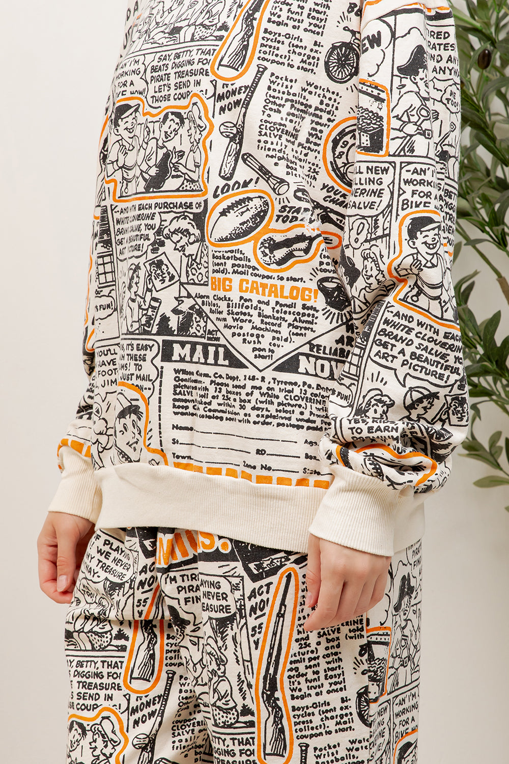 Comic Strip - Cotton Sweatshirt & Pants