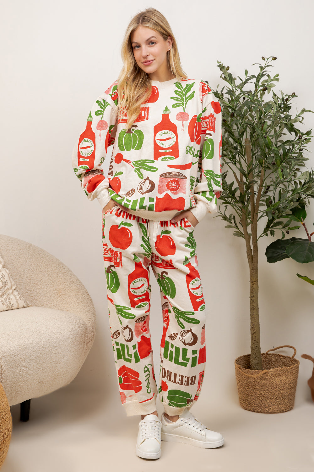 Condiments & Produce - Cotton Sweatshirt & Pants