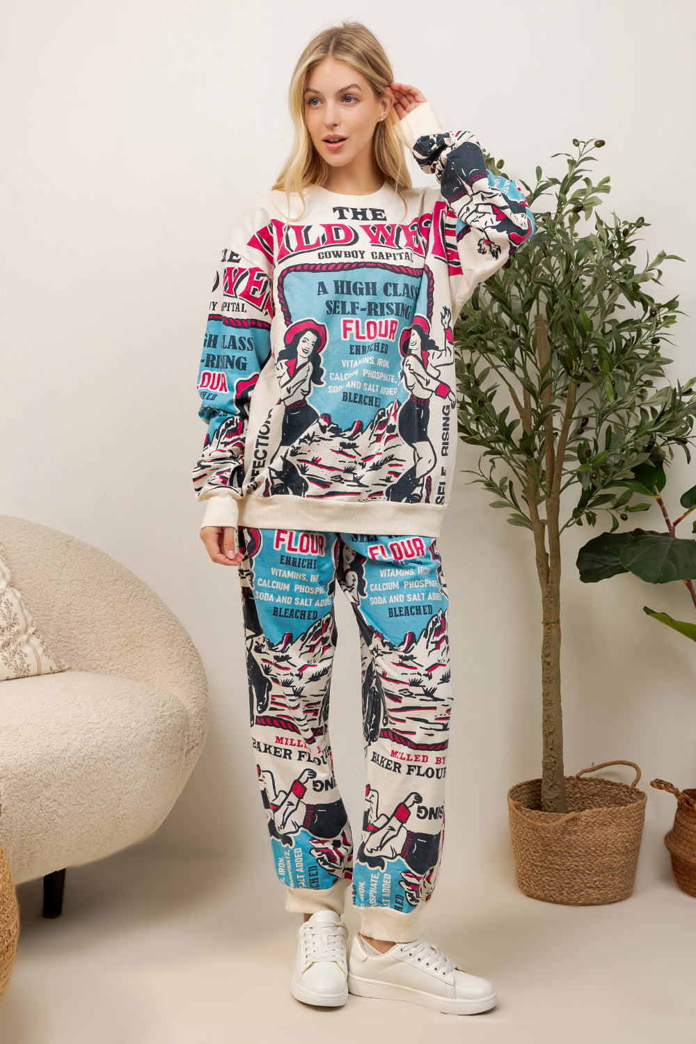 The Wild West- Cotton Sweatshirt & Pants