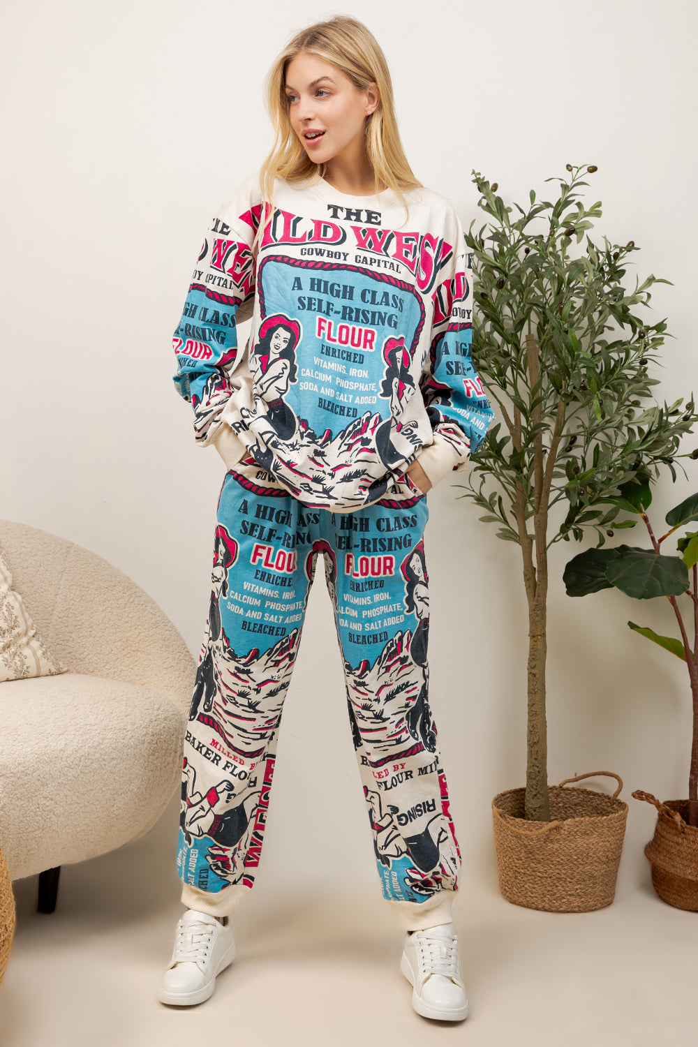 The Wild West- Cotton Sweatshirt & Pants