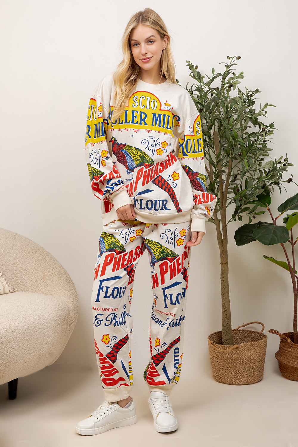 Roller Mills - Cotton Sweatshirt & Pants