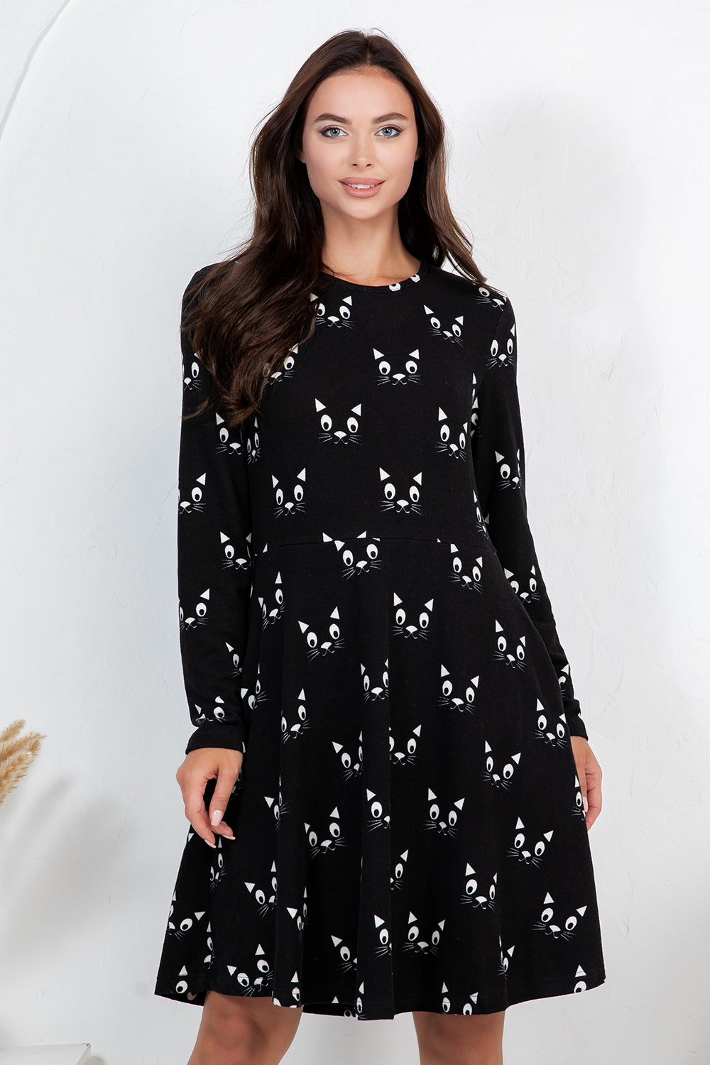 CAT WITH WHISKERS TUNIC DRESS