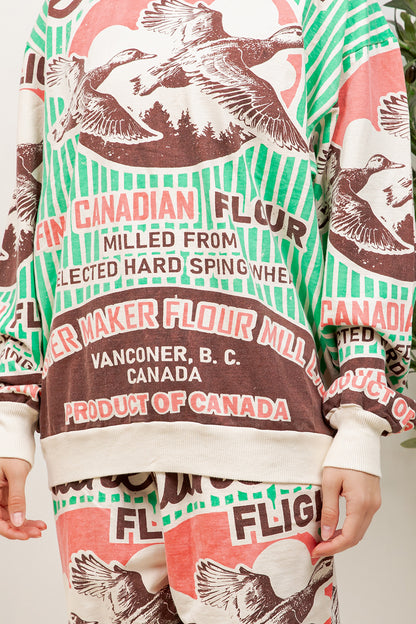 Flying Mallard- Cotton Sweatshirt & Pants