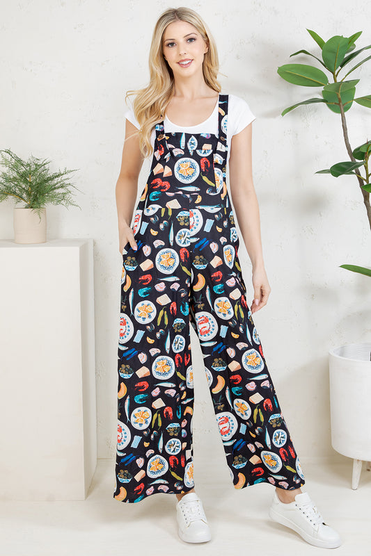 Mediterranean Diet Wide Leg Overall