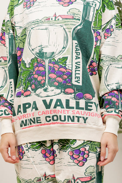 Napa Valley - Cotton Sweatshirt & Pants