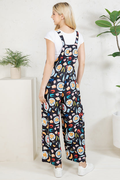 Mediterranean Diet Wide Leg Overall