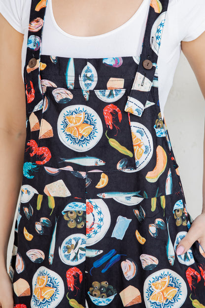 Mediterranean Diet Wide Leg Overall