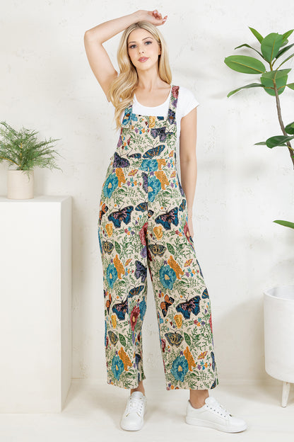 Butterfly Wide Leg Overall