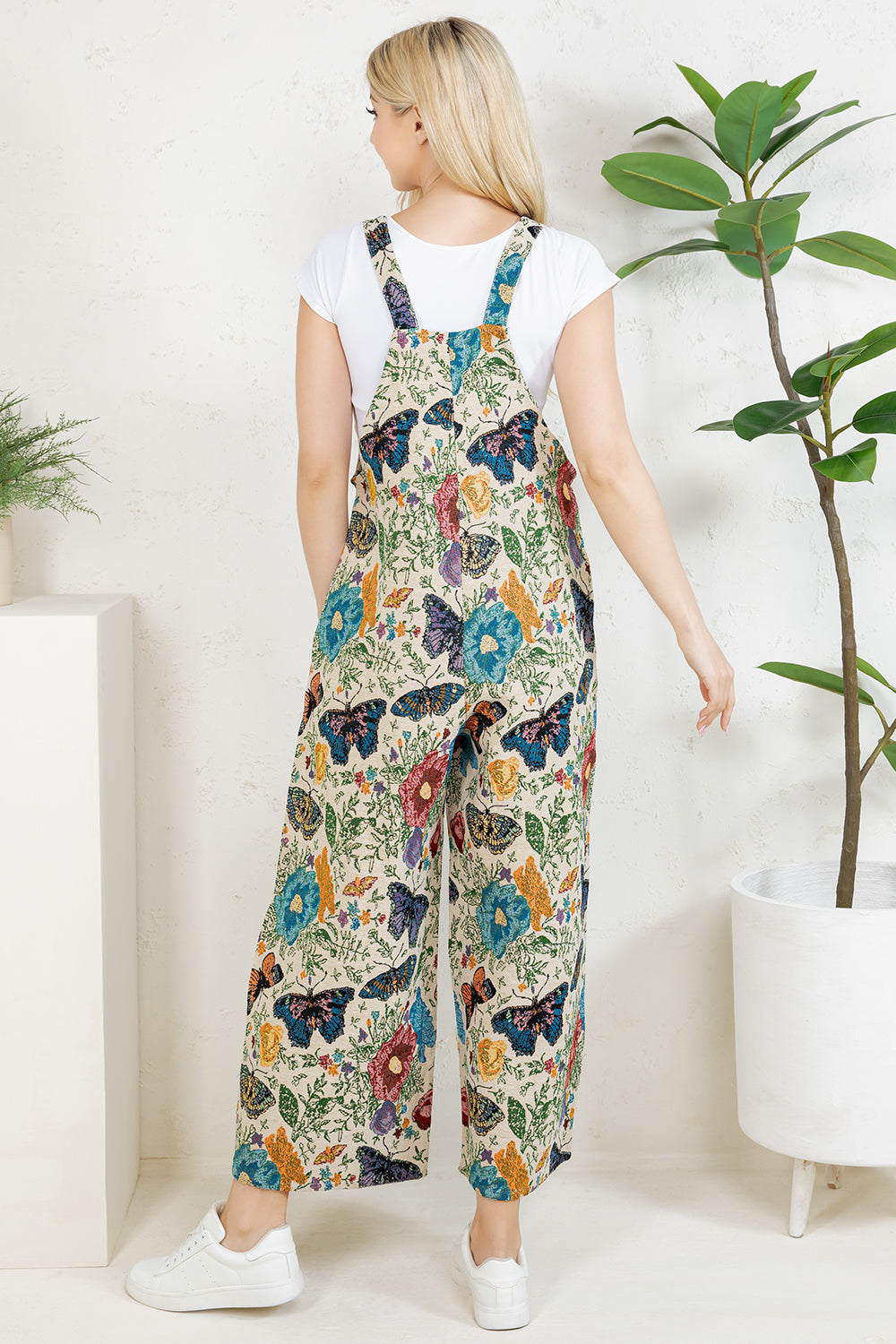 Butterfly Wide Leg Overall