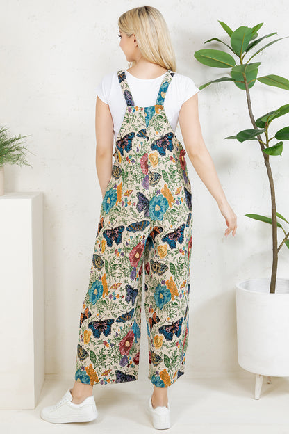 Butterfly Wide Leg Overall