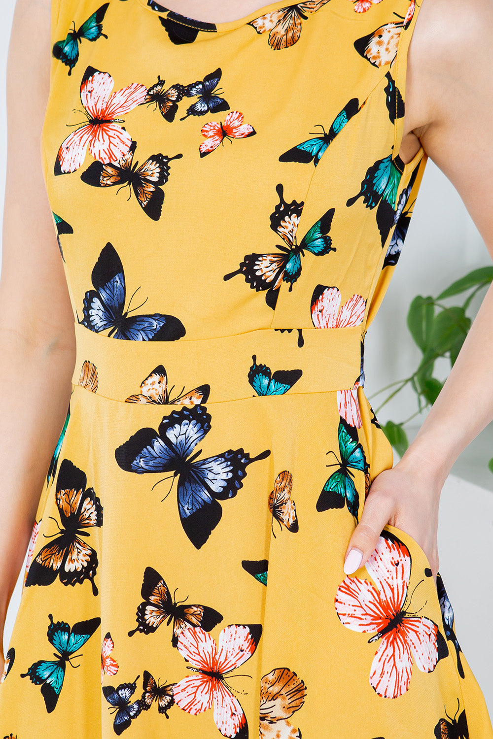 Butterfly Fit and Flare Dress