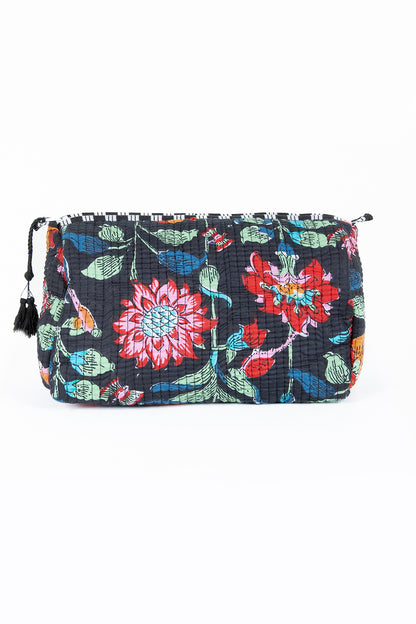 Quilted Makeup/Toiletry Bag