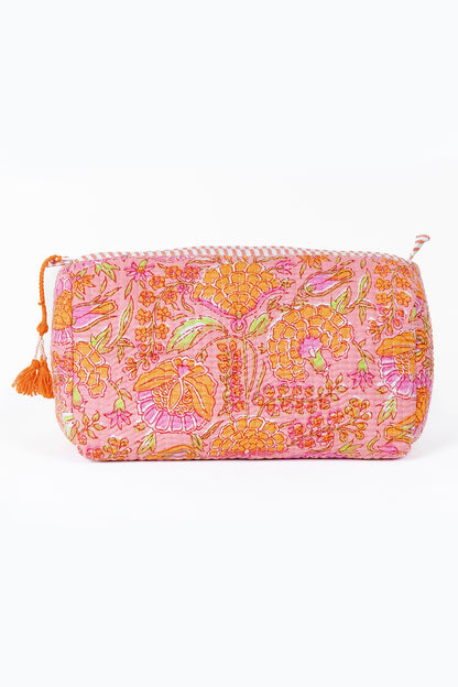 Quilted Makeup/Toiletry Bag