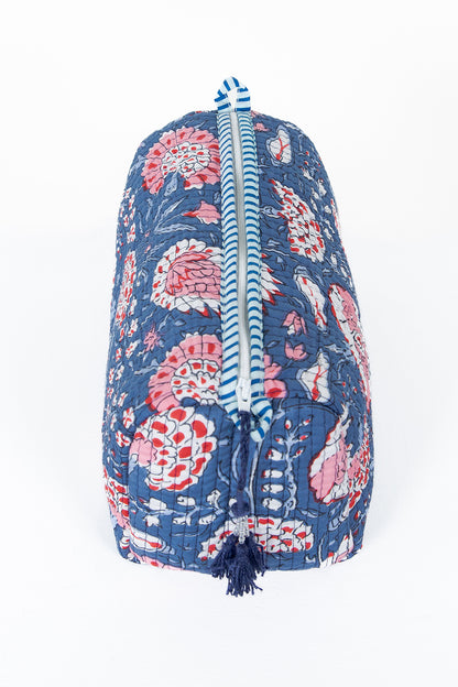 Quilted Makeup/Toiletry Bag