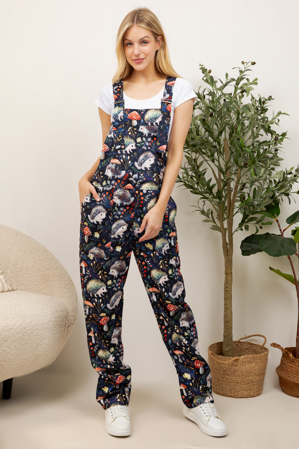 Hedgehog  Print Overall