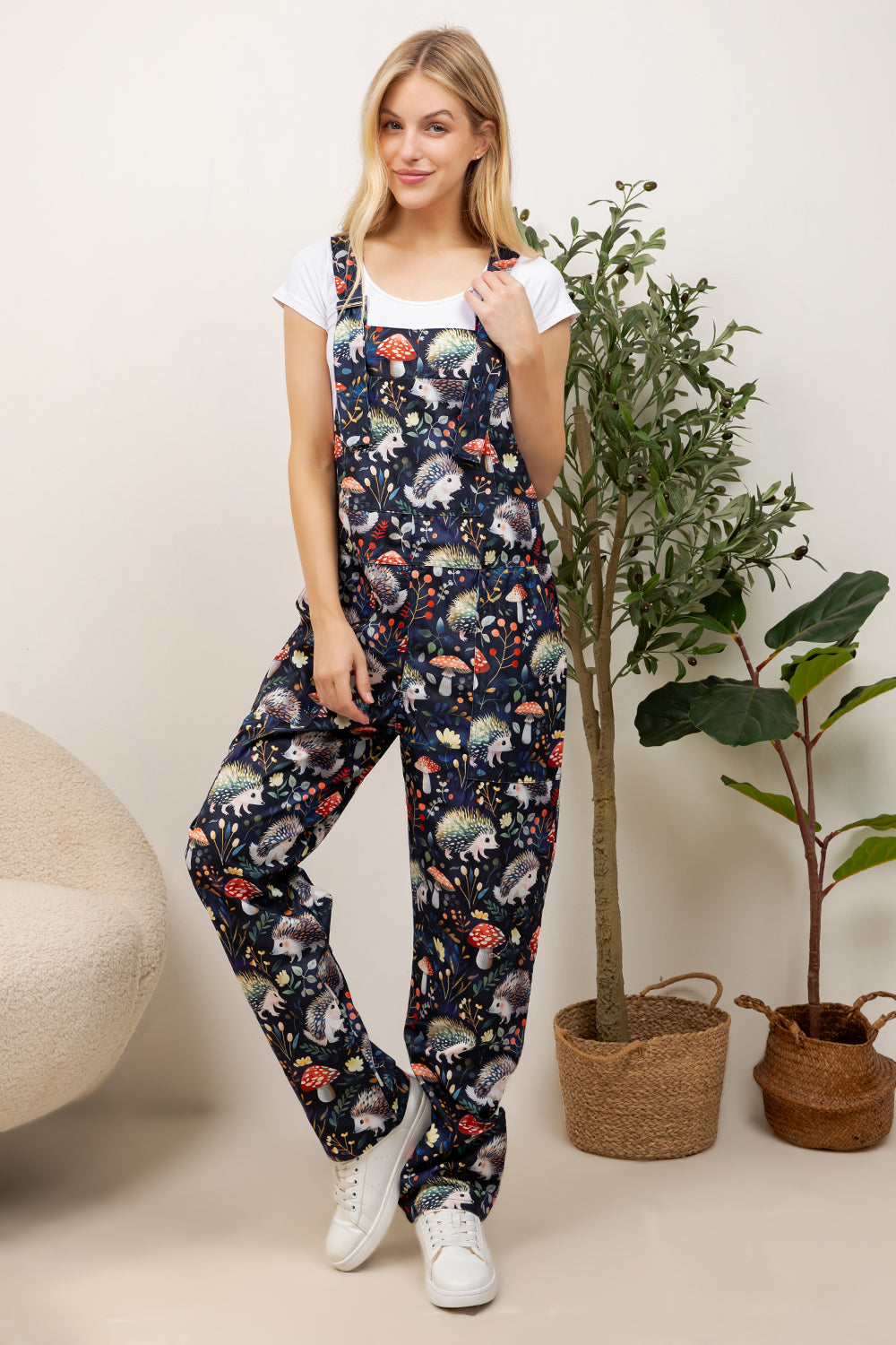 Hedgehog  Print Overall