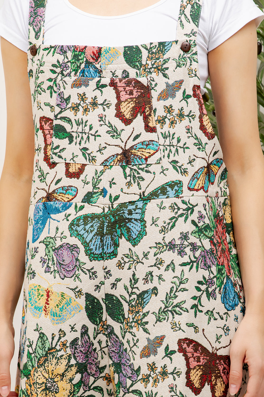 Butterfly Print Overall