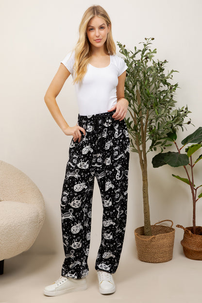 Retro Cat Jogger Pant