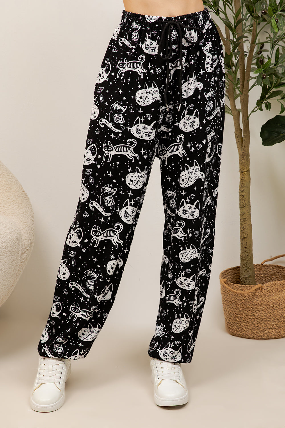 Retro Cat Jogger Pant