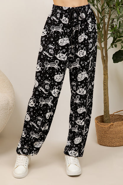 Retro Cat Jogger Pant