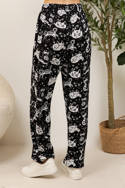 Retro Cat Jogger Pant