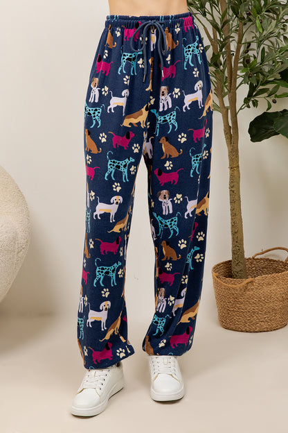 Retro Dogs Jogger Pant
