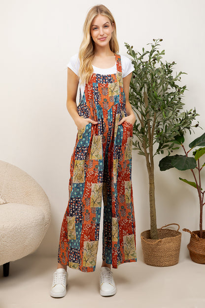 Boho Patchwork Overall