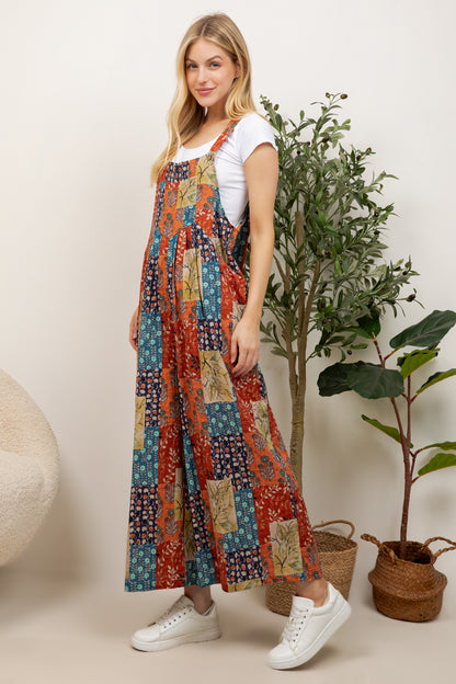 Boho Patchwork Overall