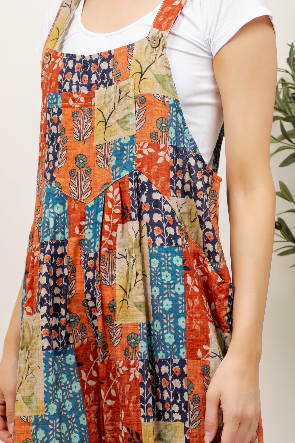 Boho Patchwork Overall