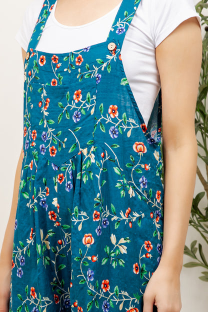 Retro Floral Overall