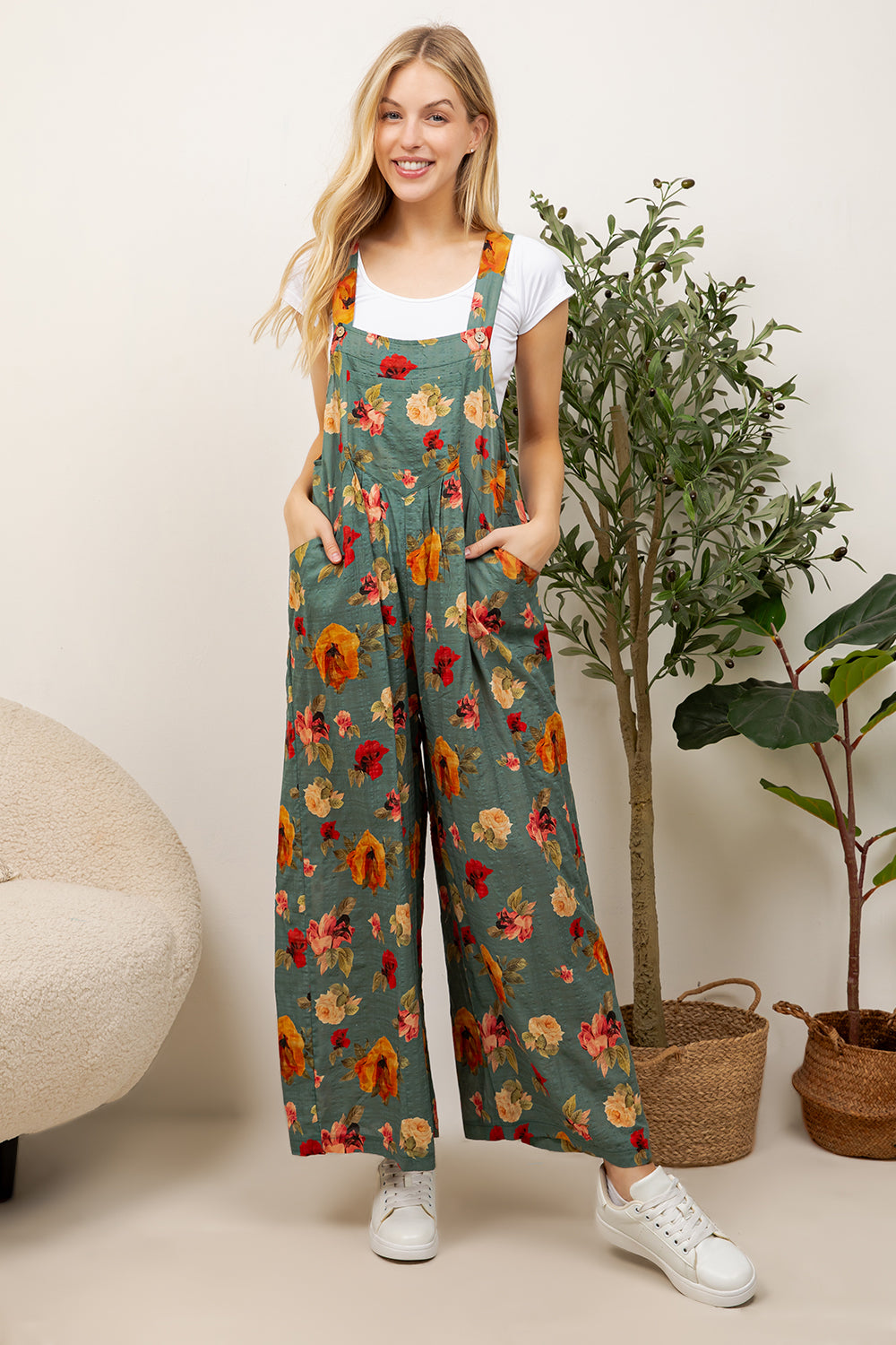 Vintage Rose Overall