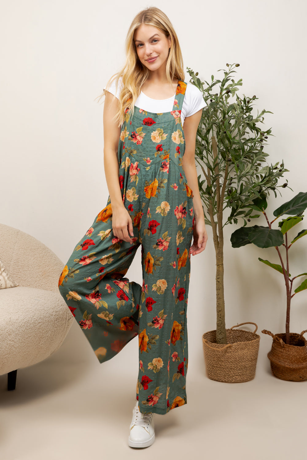 Vintage Rose Overall