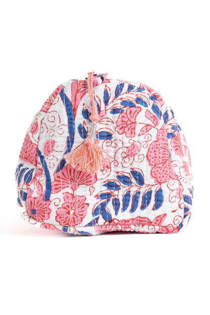 Quilted Makeup/Toiletry Bag