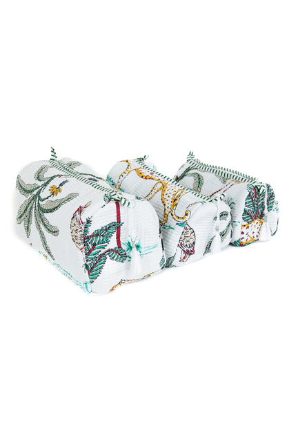 Quilted Makeup/Toiletry Bag