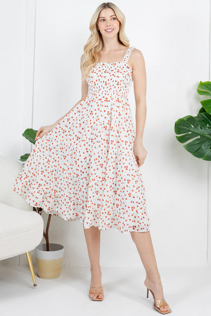 Summer Floral Print Short Dress