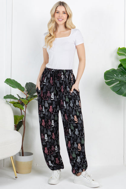 Retro Cats Jogger Pant