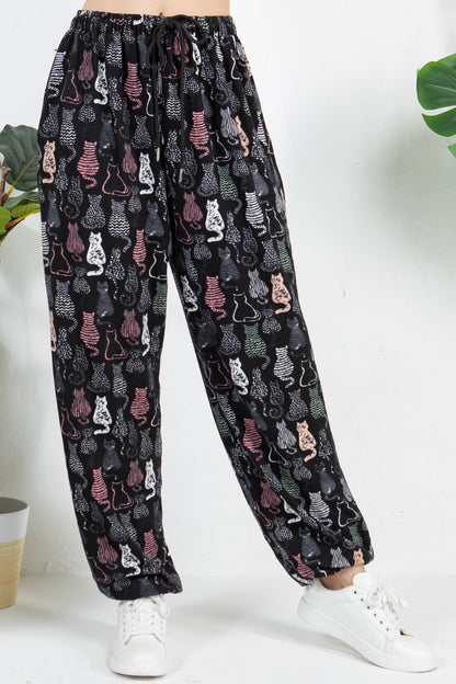 Retro Cats Jogger Pant